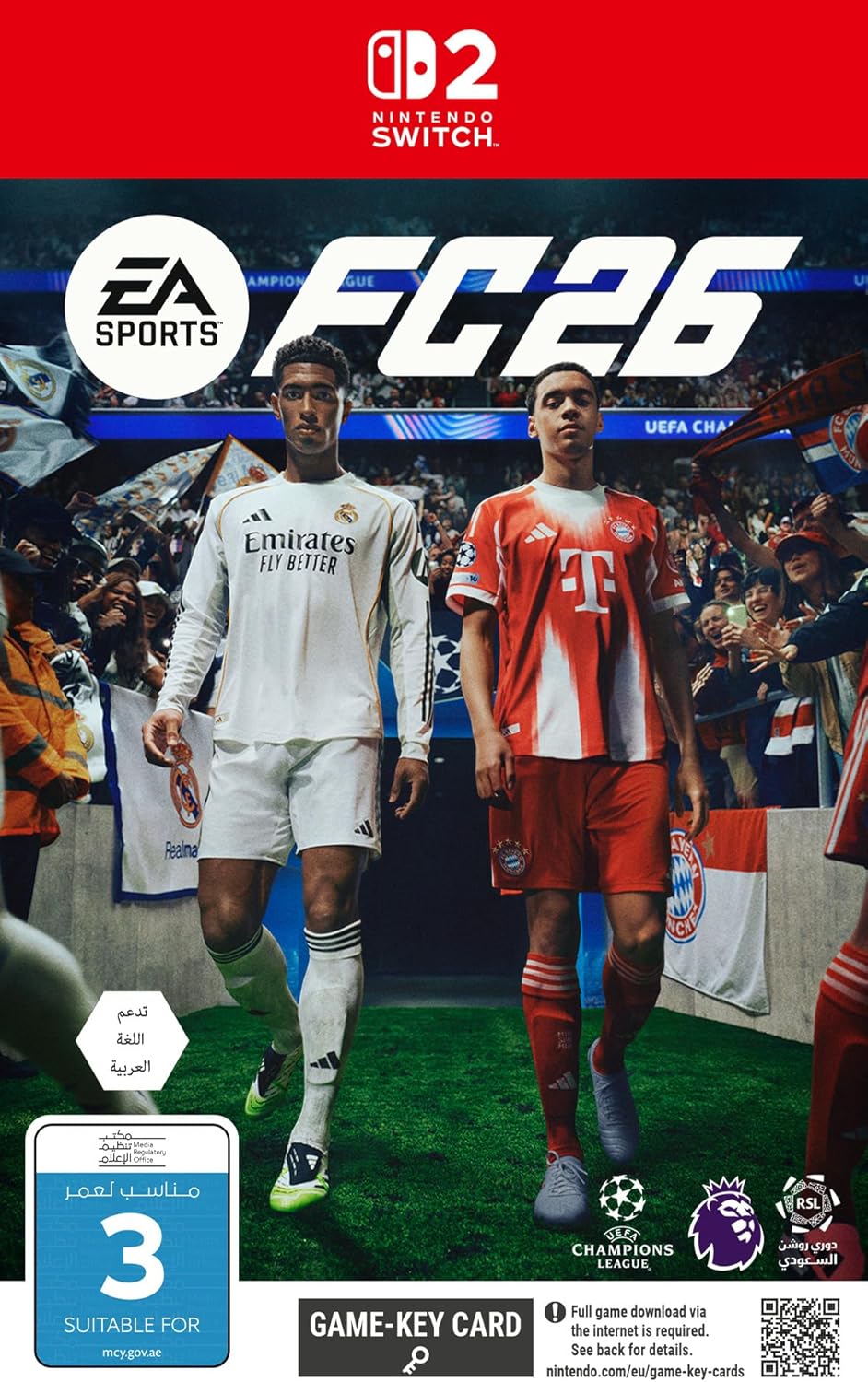 EA Sports FC 26 (FIFA 26) Standard Edition Arabic & English - Nintendo Switch 2 EA Sports FC 26 (FIFA 26) Standard Edition Arabic & English - Nintendo Switch 2